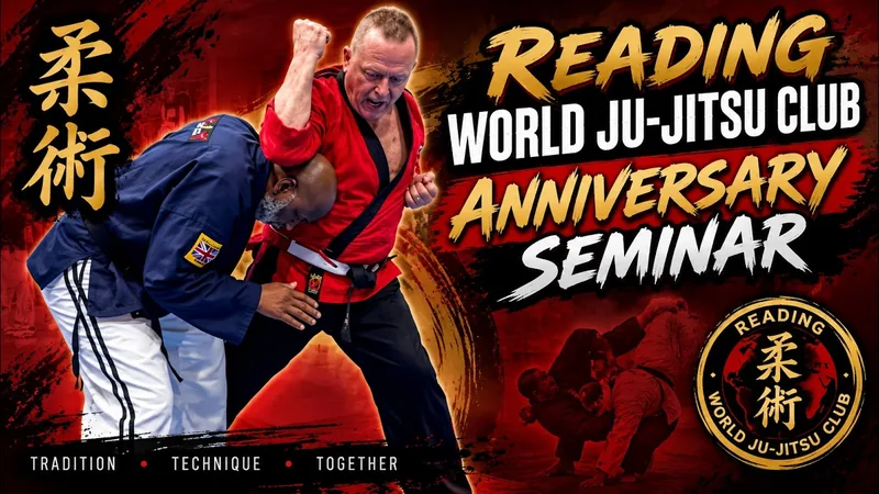 Ju-Jitsu anniversary seminar featuring locks, throws and ground work